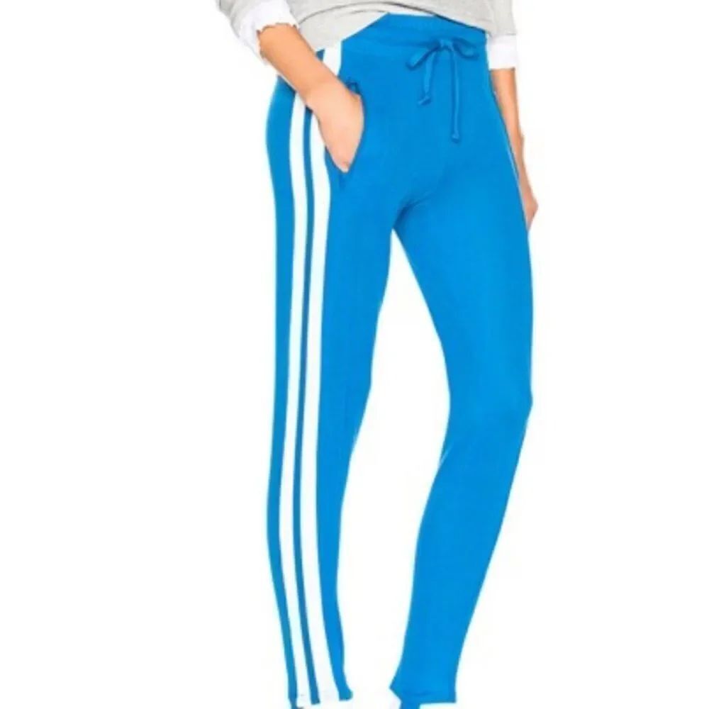 ISABEL MARANT ETOILE Sporty Knit Track Pants size 34 
Color: Electric Blue